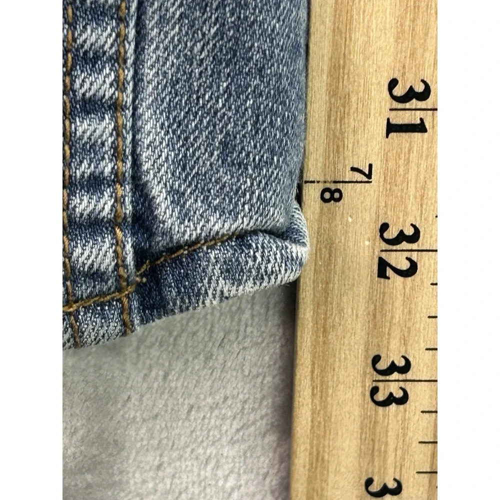 Bullhead Y2K Jeans Mens Sz 38x32 Blue Rincon Straight Whiskered Faded Grunge Guy